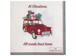 Christmas car white servietter small fra GreenGate - Tinashjem